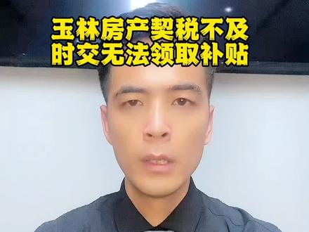 #玉林房产 #玉林房产思远哥 #玉林#玉林买房
今年买房的购房者们,要及时的去交契税。