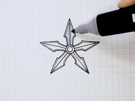 这次是谁的飞镖呢?#简笔画 #画画教程 #热门 #刺客伍六七 @伍六七 @抖音小助手