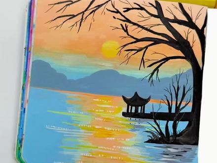 丙烯马克笔翻翻乐|一分钟学会画古风风景画
一起打卡每日一画
#跟着抖音学画画 #画画其实很简单 #真实生活分享计划 #每日一画#画画教程