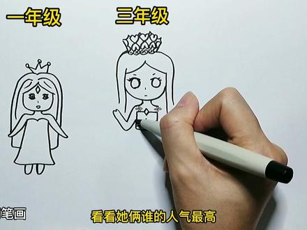 叶罗丽系列:不同年级画的冰公主,你是哪个年级? #夺冠2021