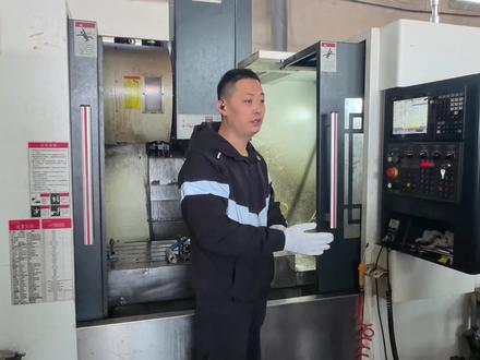 加工中心新手入门教学,四轴操作注意事项,三爪夹工件第一回 #cnc加工中心 #数控加工 #干货分享