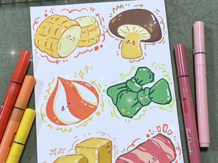 丙烯马克笔|火锅系列|沉浸式画画
寒冷的冬日,来顿热气腾腾的火锅吧~
#丙烯马克笔 #涂鸦 #简笔画 #手绘 #一起学画画