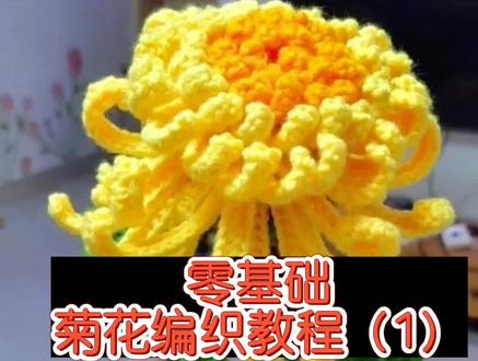 零基础菊花编织教程(1)第一层和第二层花瓣的编织,姐们妹赶紧造起来,错过了春天的第一束花,万一等不到夏天的第一束花,总不能连秋天的第一束花也赶不出来吧😄#手工diy #菊花编织教程 #教程#手工视频教程 #永生花#菊花 #我要上热门 #爱手工爱生活 #玩毛线 #毛线编织 #爱手工爱生活 #我要上推荐 #爱生活爱编织 #纯手工打造 #我的手工作品 #手艺人的日常 #亲手制作