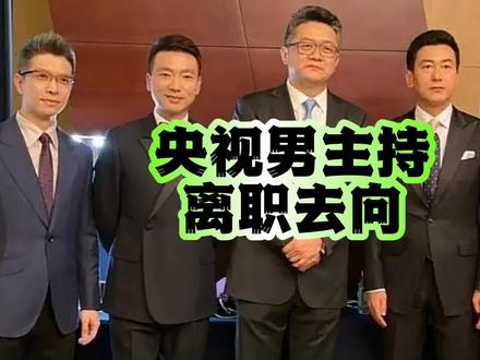 央视男主持离职以后都去做了什么#央视
