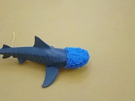 #侏罗纪公园 #鲨鱼 #打印笔教学 #3d打印 打印笔制作虎鲨