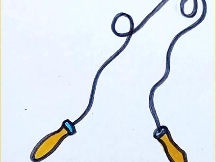 跳绳#儿童简笔画教学视频#简笔画#简笔画教程#幼儿简笔画#儿童简笔画#一学就会的简笔画