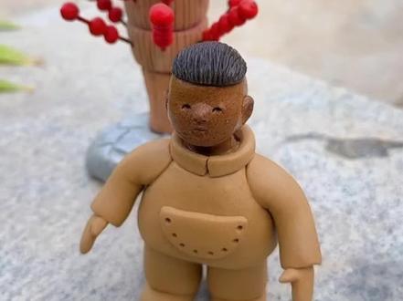 泥巴飞机起飞了 #玩泥巴 #玩泥巴的最高境界