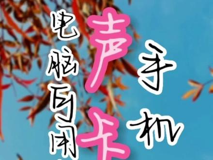 声卡连接电脑使用方法#声卡 #网红声卡直播设备 #直播神器