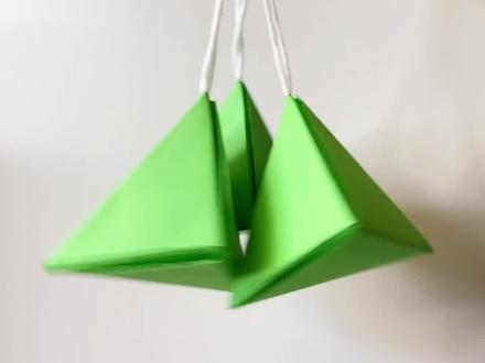 端午节怎么少得了粽子呢,今天一起来折粽子吧!详细折纸粽子教程,简单易学!#创作灵感 #手工折纸教程 #折纸粽子 #端午节快乐 #手工diy