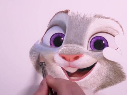 彩铅手绘《疯狂动物城2》朱迪和尼克 #疯狂动物城2 #绘画 #画画 #手绘