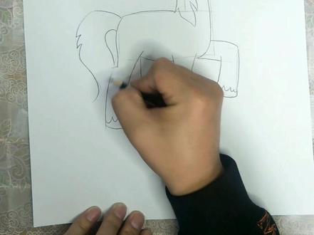 简单动漫画法 小马宝莉 动漫画法步骤 儿童画 简笔画 动漫技法