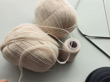 秋冬麻花落肩款套头衫教程一(后片) #毛衣教程 #手工编织零基础教学 #编织教程 #手工毛衣