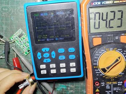 利用实验的方法来观测SG3525输出信号占空比跟9脚电压的变化关系 #电子技术 #万用表 #电子爱好者 #电子技术实验 #SG3525 #占空比控制