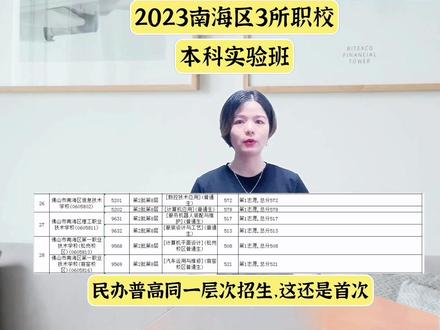 2023南海区3所职校本科实验班#同城教育 #2023年中考 #2023中考分数录取线 #愿所有考生圆梦今夏 #中考加油