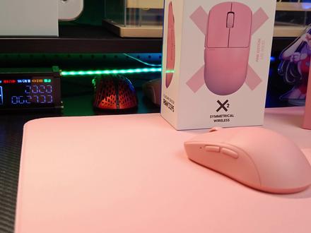 粉色系电竞外设又添一员?派世PulsarX2无线鼠标新配色,粉色限定款,配上我的虎符山海系列鼠标垫非常适合入手!#游戏外设 #无线鼠标 #pulsarx2mini #csgo #鼠标推荐