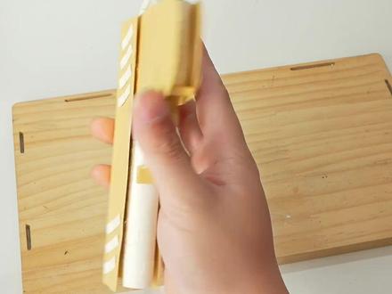 教你用纸做小巧手枪玩具~ #手工diy #手工制作 #创意手工