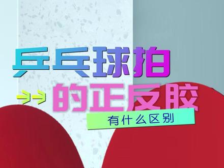 关于乒乓球拍的正反胶你都了解了吗?#乒乓球拍 #正胶打法 #反胶特性 #体育 #天地广体育