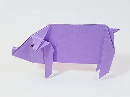 教你折纸小猪佩奇 #折纸 #手工 #小猪佩奇