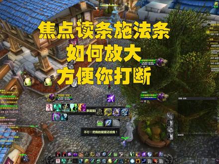 魔兽世界 竞技场必备宏 焦点施法条放大宏