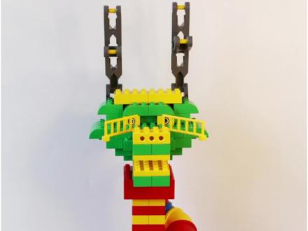 #乐高搭建 #乐高积木搭建 #乐高大颗粒 #乐高机器人 #龙#龙大颗粒#第23课中国龙(大颗粒积木建构4+)