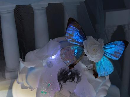 给流麻装一个会飞的蝴蝶 @抖音小助手 #荒野植被 #手工 #流麻 #蝴蝶标本
