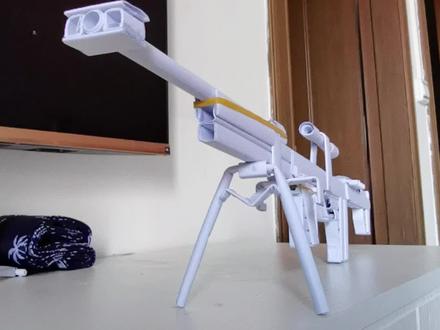 #手工 #折纸 #是时候展现真正的技术了 #手工diy #幼儿园手工 巴雷特狙击枪来了!后坐力强劲!来试试手感啊,哈哈哈哈哈…