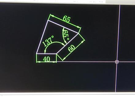 CAD图纸练习,注意角度直线的绘制及角度计算问题 #cad画图 #cad教程 #cad