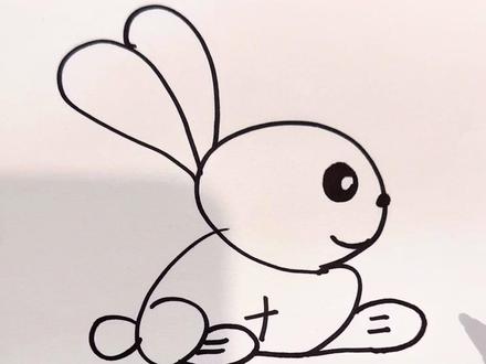 6+2=?画一只小兔子#可爱简笔画