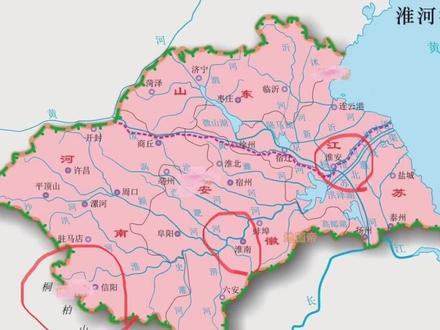 淮河与长江、黄河、济水并称为“四渎”,是指有自己独立的出海口,并且淮河和秦岭是中国南方和北方的分界线,所以淮河在中国地理和历史上的意义很大,但问题是,黄河夺淮,就把淮河入海口给废了!黄河的泥沙淤积,基本上走到什么河就废什么河!最近几年淮河重建出海口,对江苏和安徽是大福音!#地图 #历史 #淮河 #江苏 #安徽