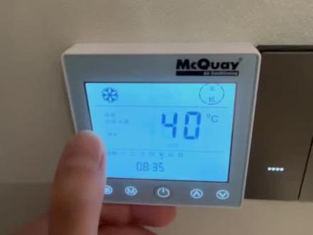 麦克维尔主机控制面板说明(3)#舒适家居系统