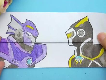 一幅迷你特工队搞笑卡通画,给雷伊对战帕斯克,会有什么不同!