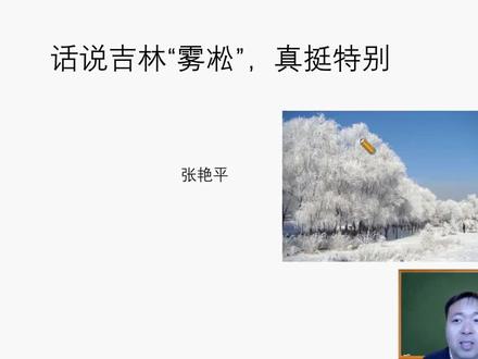 吉林雾凇,是真的很特别!#地理 #地理现象 #地理知识 #地理科普 #张艳平地理