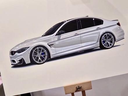 #创作灵感 宝马M3F80宝马怎么画?Mpower#画车 #宝马 #宝马m3 #mpower