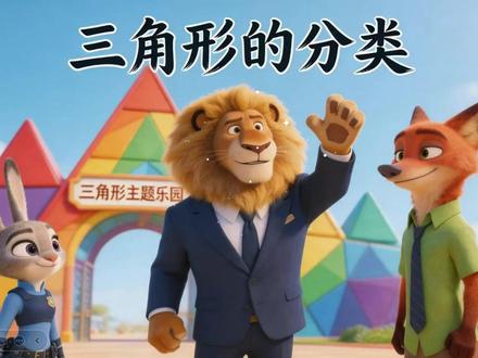用AI做课件之《三角形的分类》课件教案板书参考 融入帮三角形家族建档的情景,自然的引入新课,让孩子们在情景中自然的学会新课#三角形分类 #四年级数学 #教师备课 #AI课件