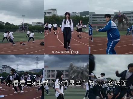 来看看用ai生成“人前显圣”的九大名场面,你更喜欢哪个呢#开学季#人前显圣#精选@抖音热点