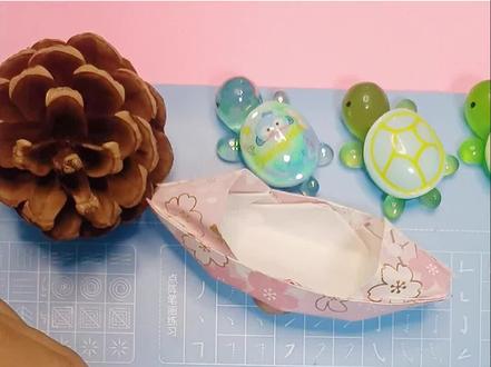 乌篷小船2#手工天花板 #折纸#乌篷小船折纸