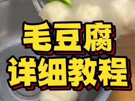 家庭自制毛豆腐的详细教程,还是挺简单的,你也来试试看!#毛豆腐 #毛豆腐了解一下