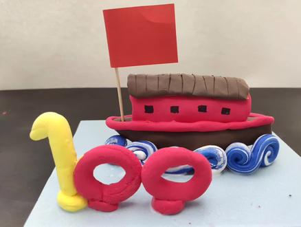 #粘土手工 #手工diy #手工 #幼儿创意美术 #超轻粘土手工 红船手工课,大班以上适用