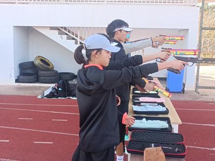 云南高原训练基地日常训练分享之巴盟体校现代五项射击#体育生 #田径 #日常训练 #冬训 #体育