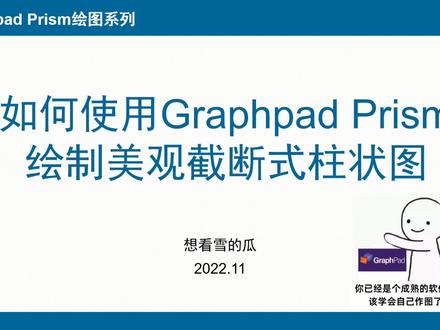 #graphpadprism GraphPad Prism绘图教程|如何使用GraphPad Prism绘制美观的截断式柱状图