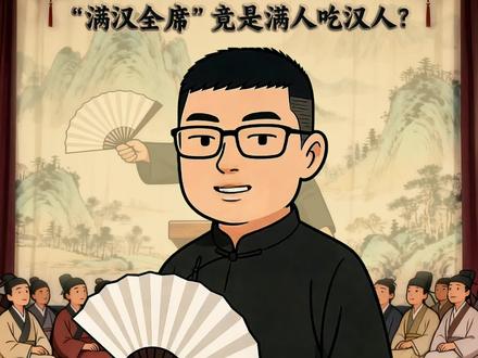 满汉全席是满人吃汉人? 缺乏权威信源支持,且与历史事实严重不符。#清朝 #明朝 #清朝历史 #明朝历史 #百家讲坛
