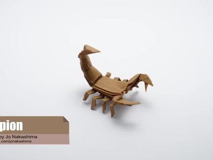 这次的蝎子学会了一定很飒!快艾特你的好朋友一起学起来吧!学会了还怕不能脱单吗?#手工创意教程#折纸玩具#亲子手工折纸