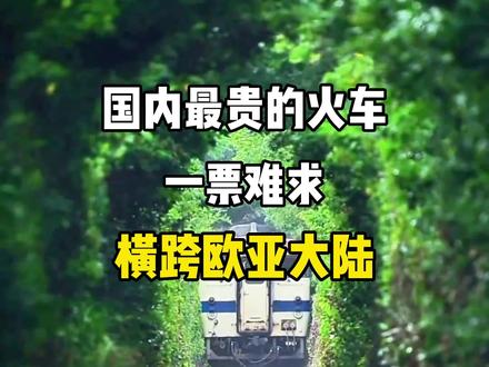 国内最贵的火车,横穿欧亚大陆,一票难求,K3列车。#旅行推荐官 #旅行大玩家 #旅游攻略 #中欧班列 #k3国际列车