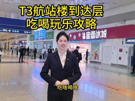 武汉机场T3航站楼到达层吃喝玩乐攻略#旅游 #接机 #出行 #武汉机场 #知识科普