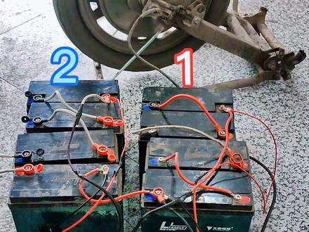 用空气开关安装两组电瓶的视频教学#电动车维修 #专业维修保养