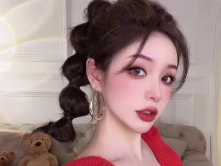 新年必学|元气满满灯笼高马尾🏮#编发教程 #发型教程 #日常发型