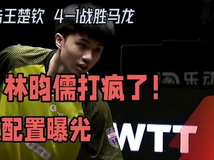 11-0暴击王楚钦4-1战胜马龙,林昀儒底板配置曝光 #国乒 #乒乓球视频 #乒乓