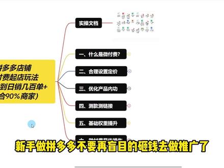 用一个视频讲清楚付费推广,拼多多微付费起店,做到日销500单+,详细实操分享#拼多多运营 #电商干货 #电商运营技巧 #新手开网店 #聊电商