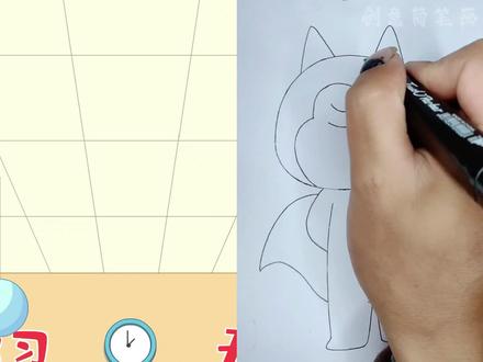 看动画学画哈小浪#动漫#动画#儿童动画#画画#简笔画