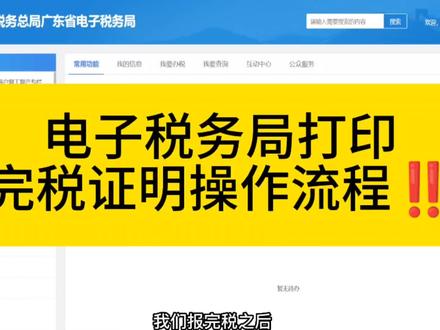 完税证明在哪里查询和打印?不好操作的小伙伴看过了#会计 #会计实操 #财税 #完税证明
